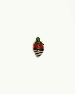 (17C) Chocolate Strawberry Pendant by Gnarla Carla