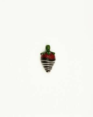 (16C) Chocolate Strawberry Pendant by Gnarla Carla