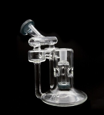 (Sub4) Deja Blue UV Double Fab Cycler by Subliminal Glass