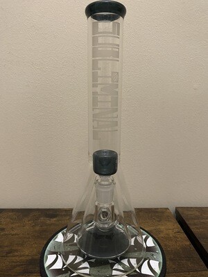 (Sub1) 15 Inch Collins Pyramid Perc Beaker by Subliminal Glass