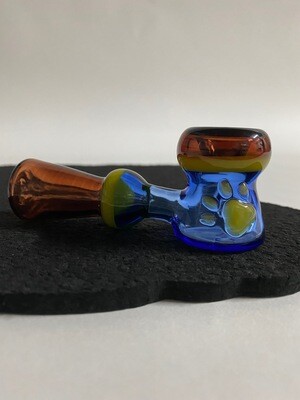 Paw Print Hand Pipe by Swanny