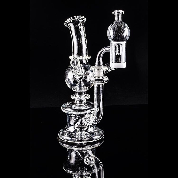 Clear Xhalerator Rig (w/ Case & Carb Cap) by Robert Mickelsen