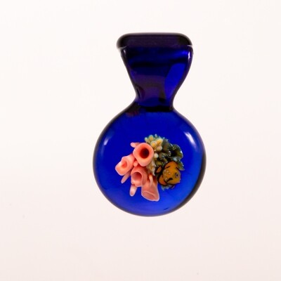 Coral Reef Pendant (BLUE, ORANGE FISH) #12 BY KIMMO