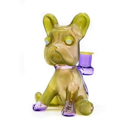 [SW1] Hulk Cheese CFL/Purple Rain Full-size Frenchie Rig with Opal Eyes Set by Swanny (w/ matching Opal Eyes Frenchie Pendant, Frenchie Spinner Cap, Bobblehead Opal Eyes Pendant, a Swanny Moodmat, and
