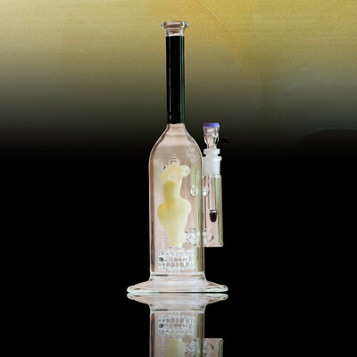 Experimental CFL Water Pipe Collab by KT Scissorbaby x Diesel Glass Inc