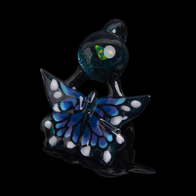 Blue Full Butterfly Pendant by Shayla Windstar (GV 2022)