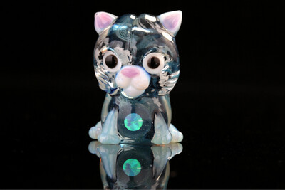 Kitty Pendant by Chaka Glass x Nathan Belmont (Belmont’s Beasts)