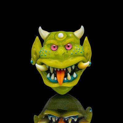 Green Oni Pendant by Nathan Belmont (Belmont’s Beasts)