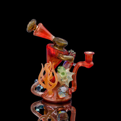 Solo Red Recycler by Burtoni Glass (Release 2022)