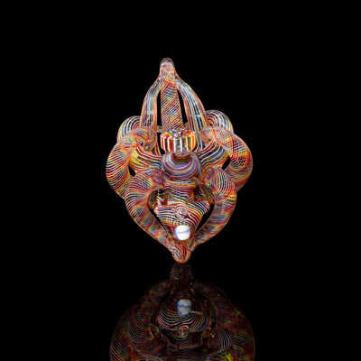 Collab Goddess Pendant by LaceFace x Karma Glass (Rainbow Equinox 2022)
