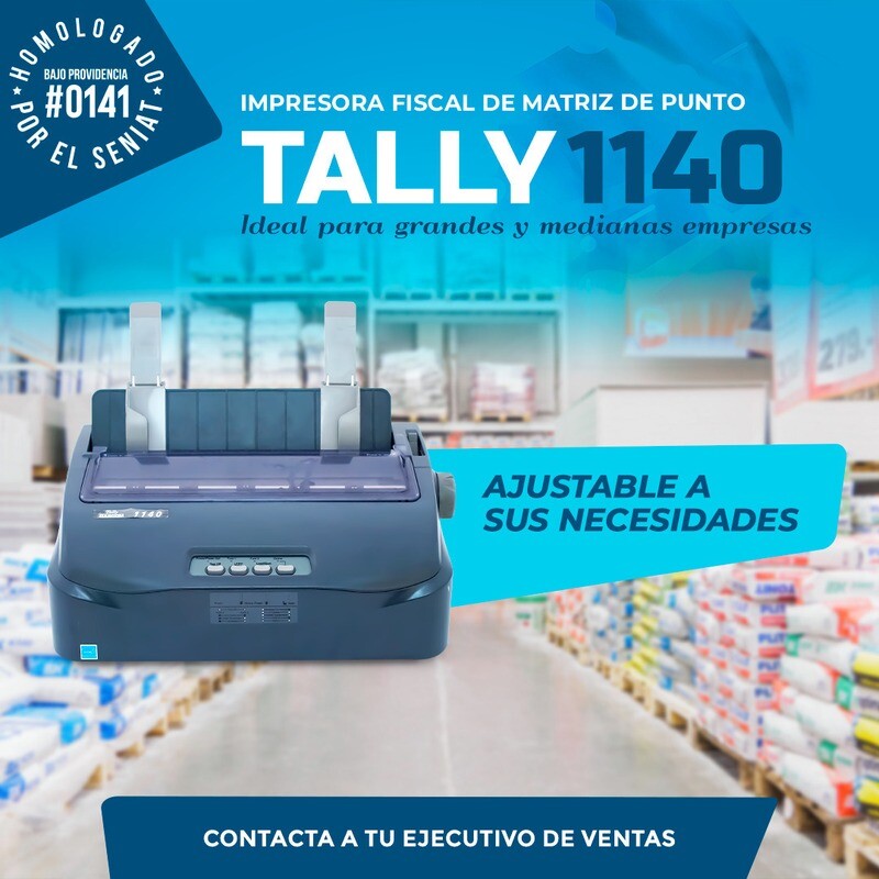 Tally Dascom TD1140 Con Dispositivo Interno de Envio