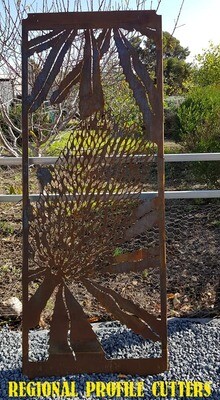 Banksia Privacy Screen, 2mm Mild Steel