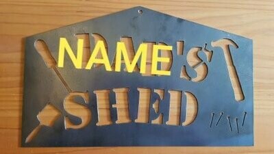 Personalized Name's Shed