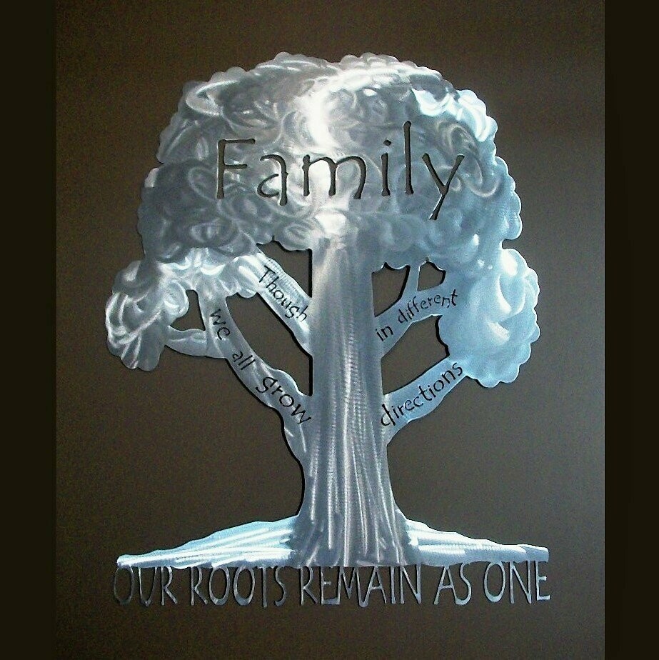 Family Tree - "Though we all grow in different directions, our roots remain as one"