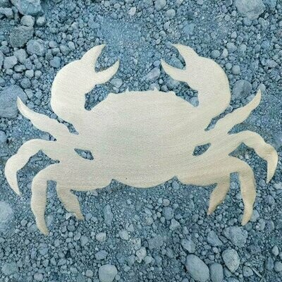 Mud Crab, 3mm Brushed Aluminium