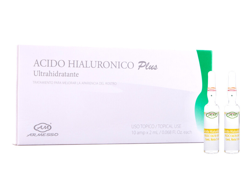 ÁCIDO HIALURÓNICO PLUS (1%) - 10 AMPOLLETAS -15%
