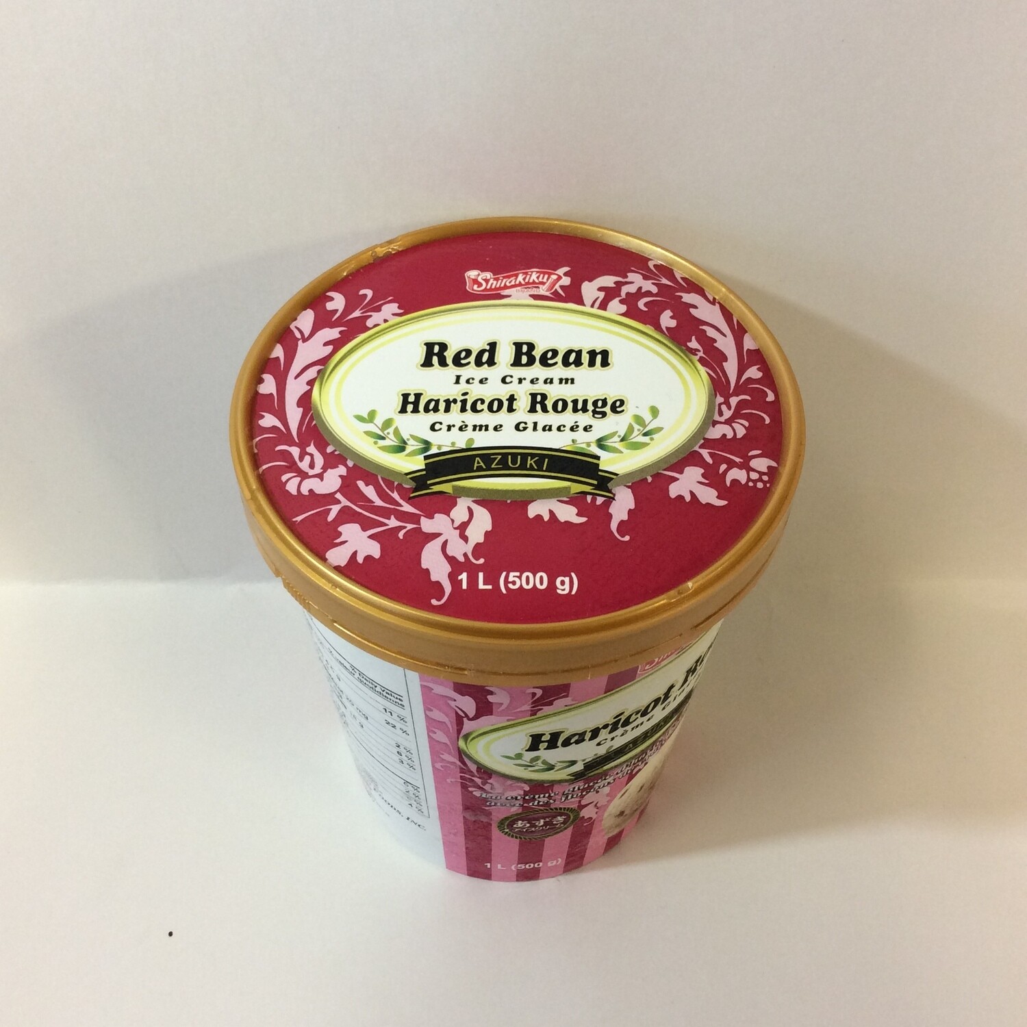 Shirakiku Ice Cream Red Bean 1L