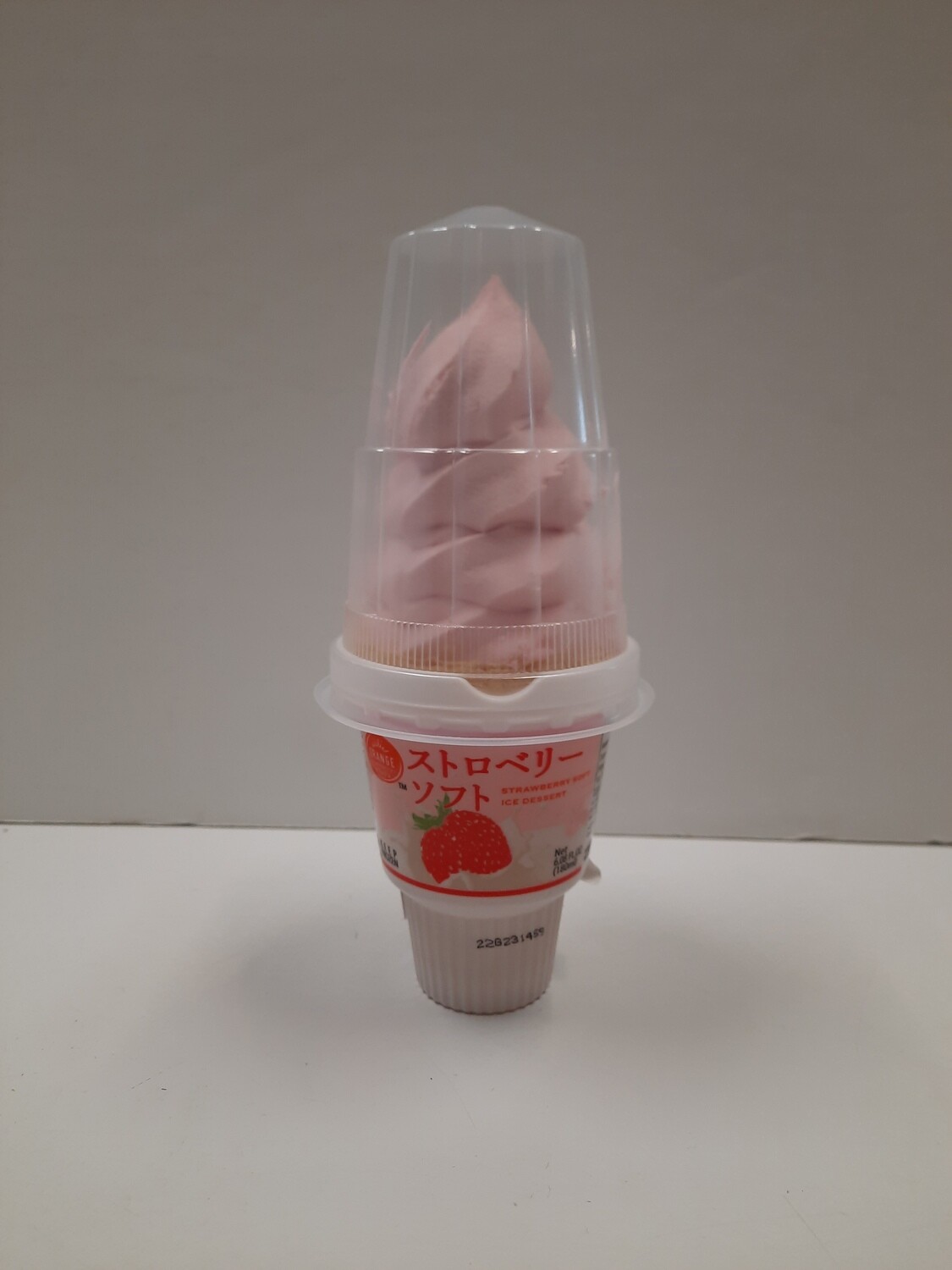 Orange Strawberry Soft Ice Cream