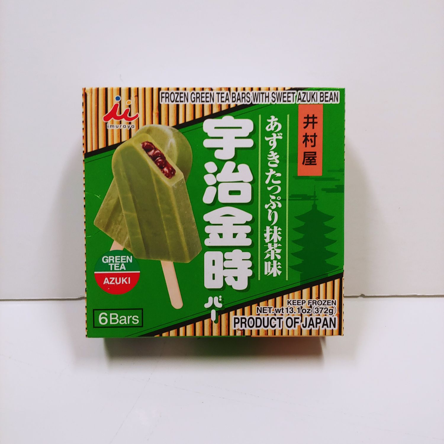 Imuraya Matcha Azuki Red Bean Ice Cream Bar
