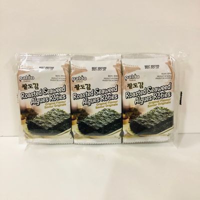 Paldo Flavoured Roasted Seaweed 5g x3