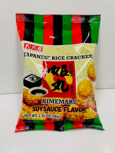 Amanoya Himemaru Rice Cracker Shoyu (Soy) 98g