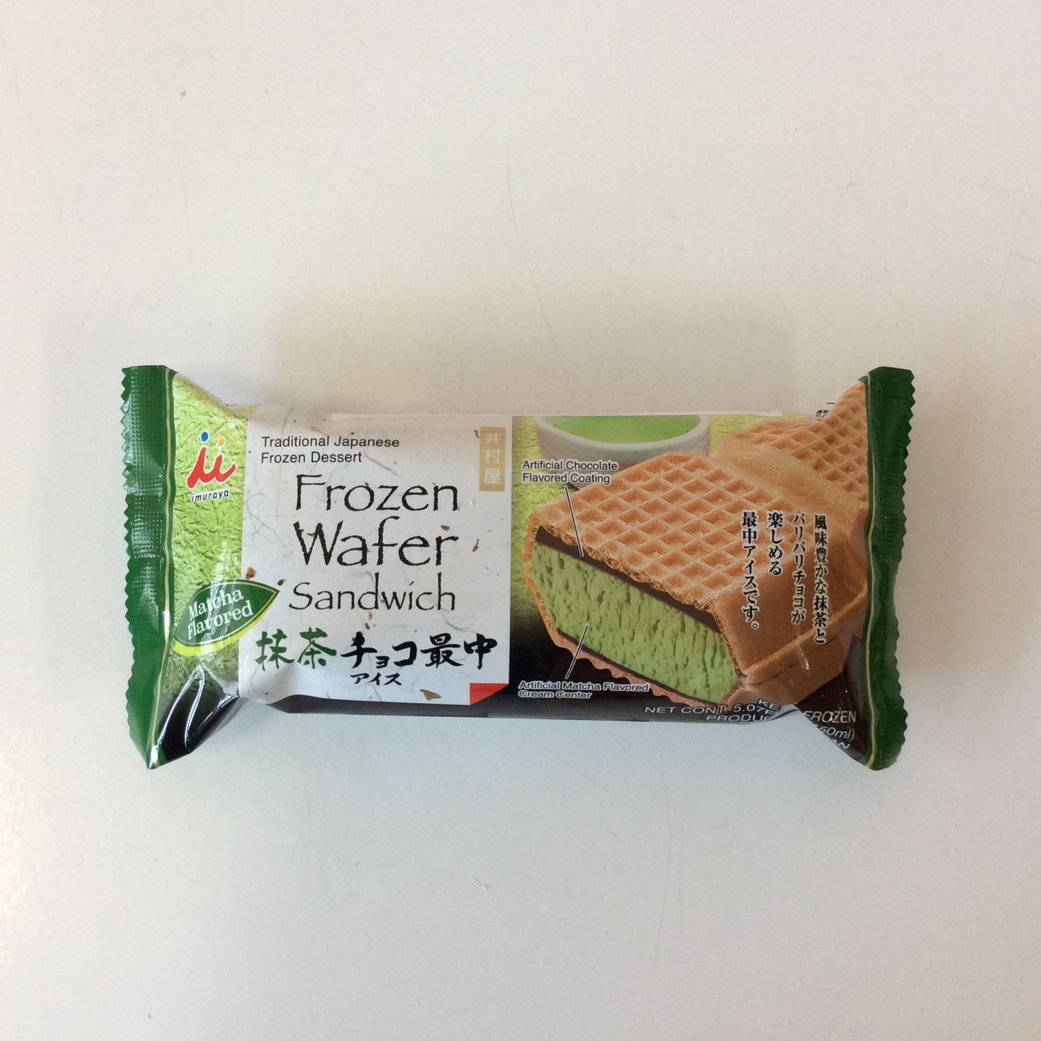 Imuraya Monaka Ice Cream Wafer Matcha &amp; Chocolate