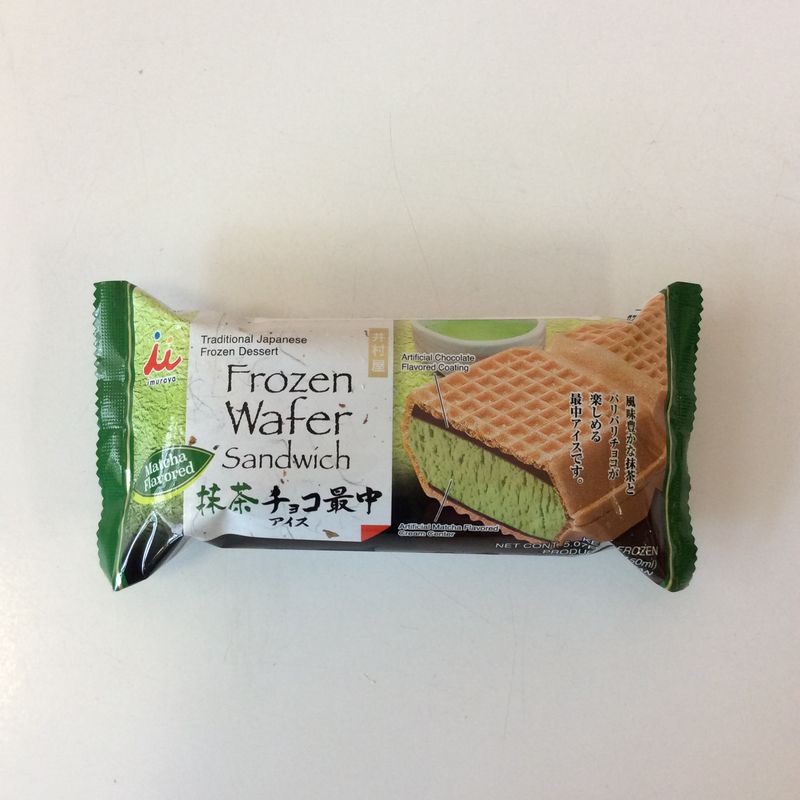 Imuraya Monaka Ice Cream Wafer Matcha 