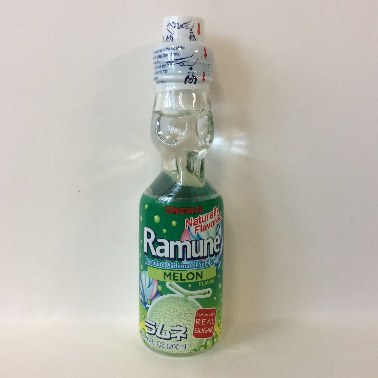 Sangaria Ramune Marble Soft Drink Melon