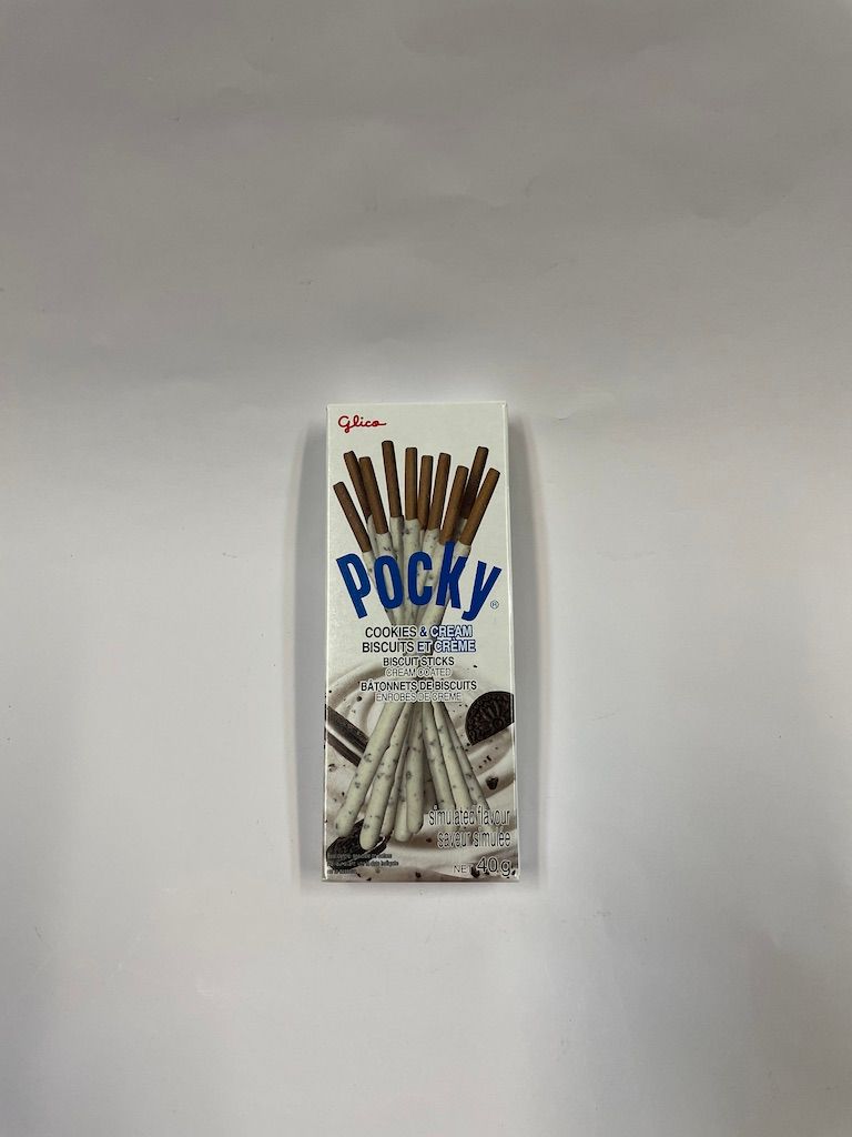 Glico Pocky Cookies &amp; Cream Biscuit Sticks (40g)