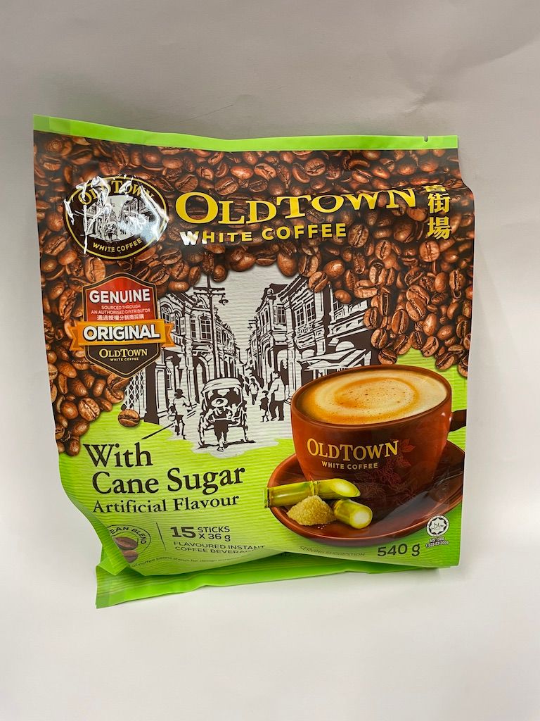 Old Town White Coffee With Cane Sugar