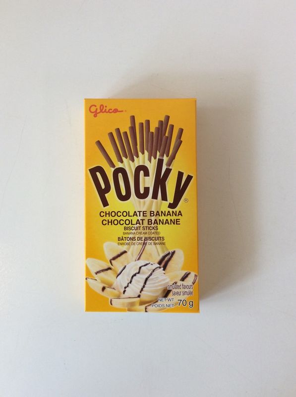 Glico Pocky Chocolate-Banana Biscuit Sticks (70g)