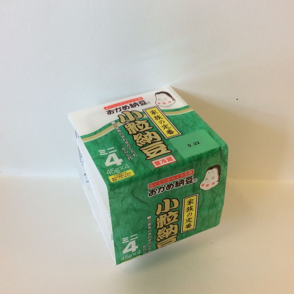 Shirakiku Okame Natto Kazoku Kotsubu Mini 4pk
