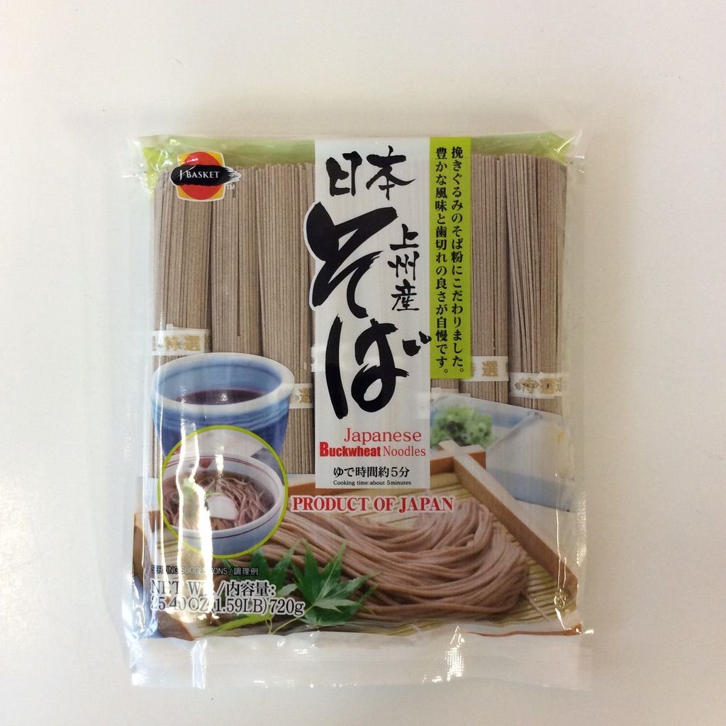 J-Basket Soba Buckwheat Noodles 720g