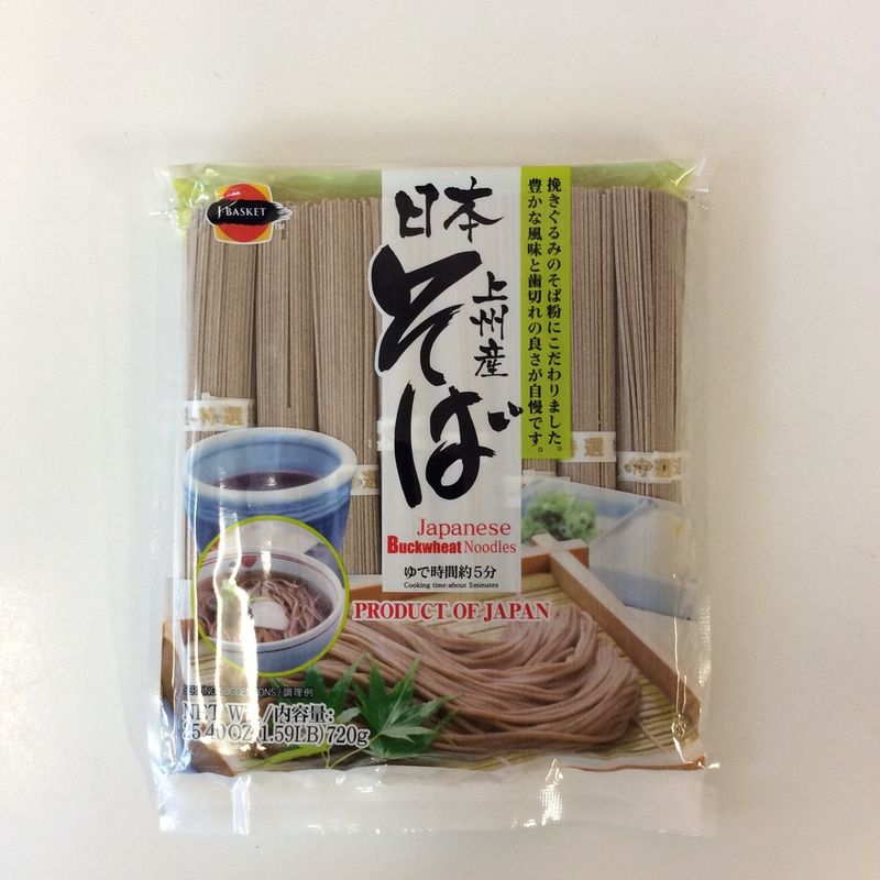 J-Basket Soba Buckwheat Noodles 720g