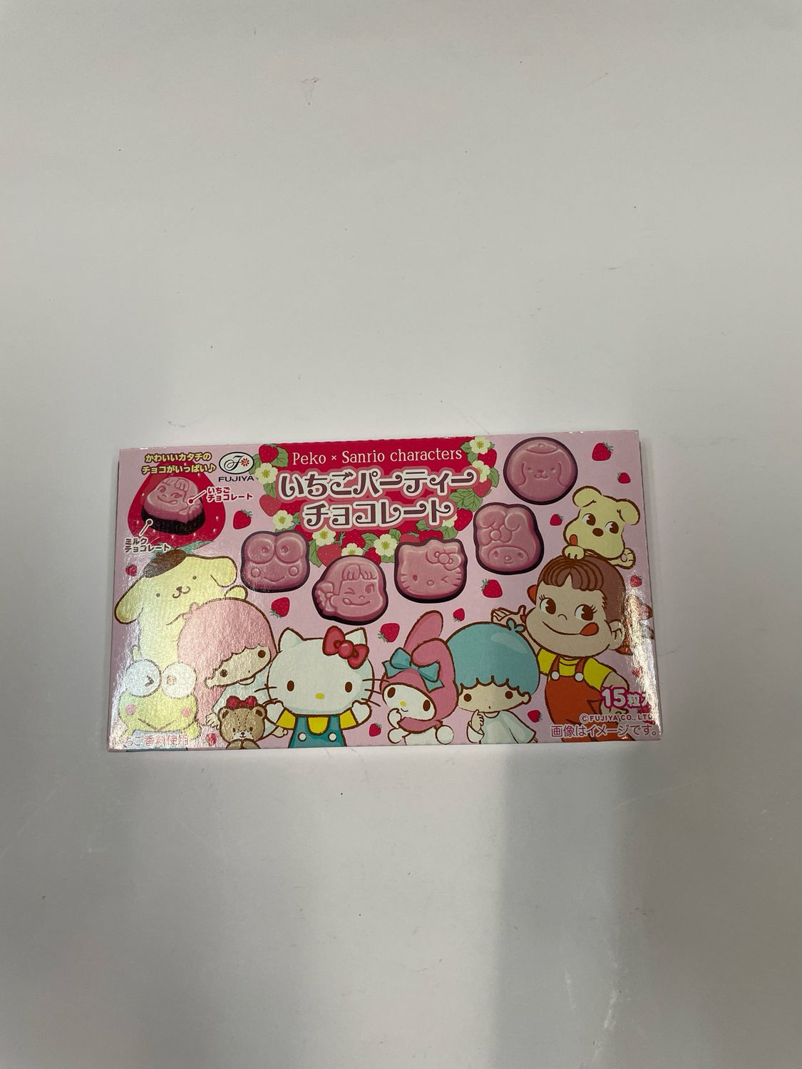 Fujiya Peko x Sanrio Ichigo Choco
