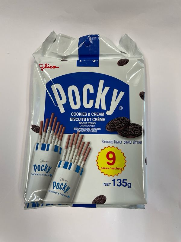 Glico Pocky Cookies &amp; Cream Bag