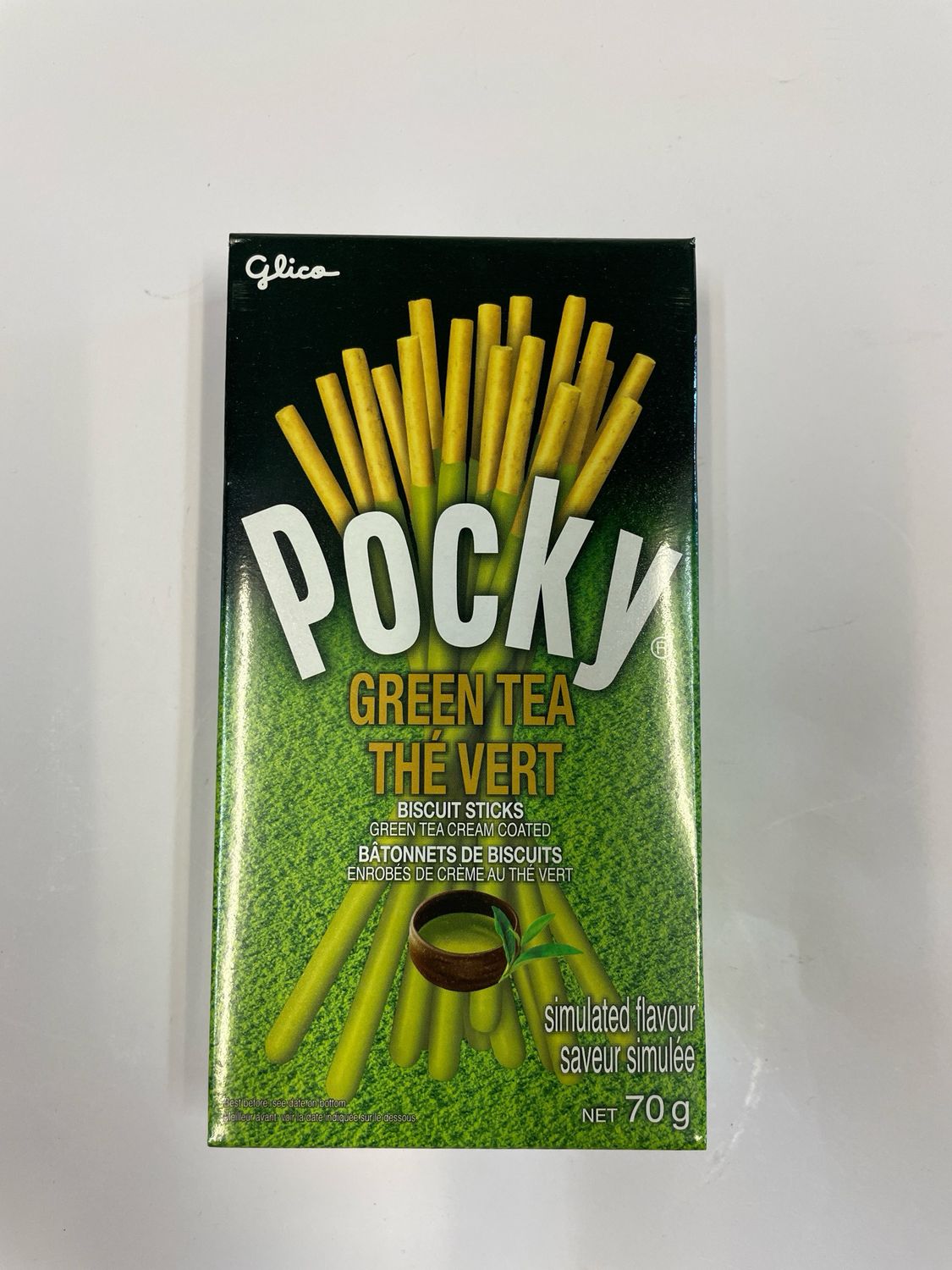 Glico Pocky Green Tea Biscuit Sticks (70g)