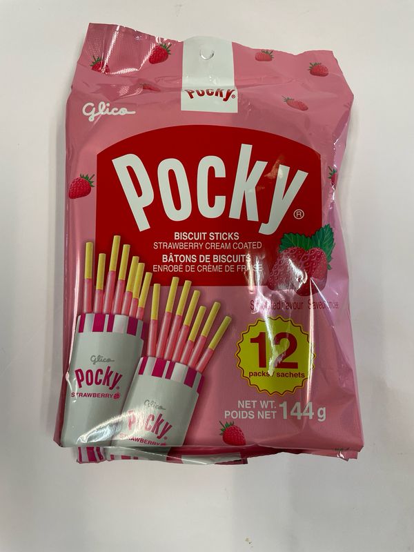 Glico Pocky Strawberry Bag