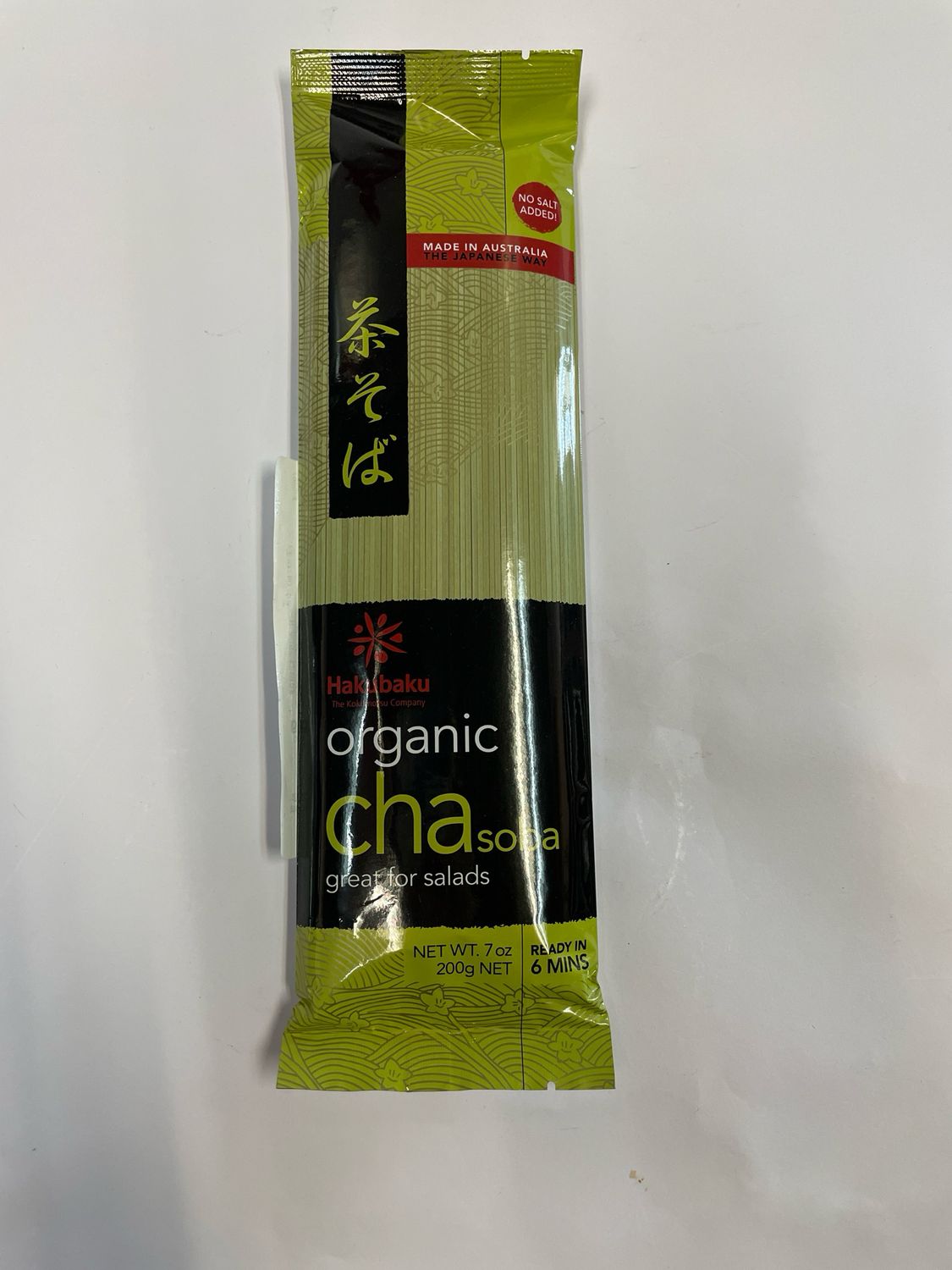 Hakubaku Organic Greentea Soba
