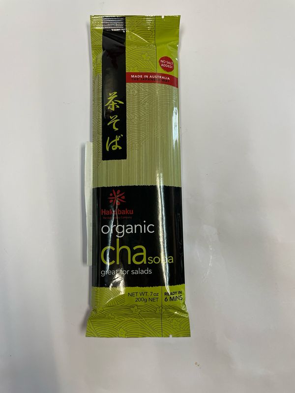 Hakubaku Organic Greentea Soba