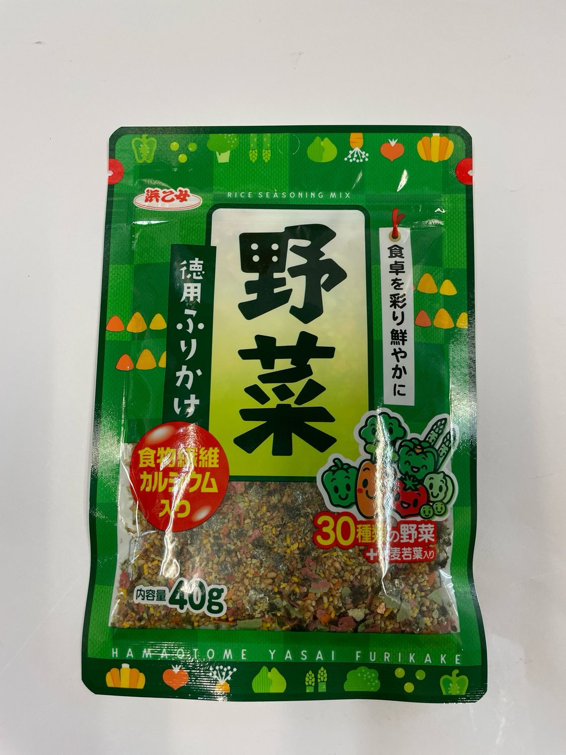Hamaotome Yasai Furikake Vegetable Rice Seasoning
