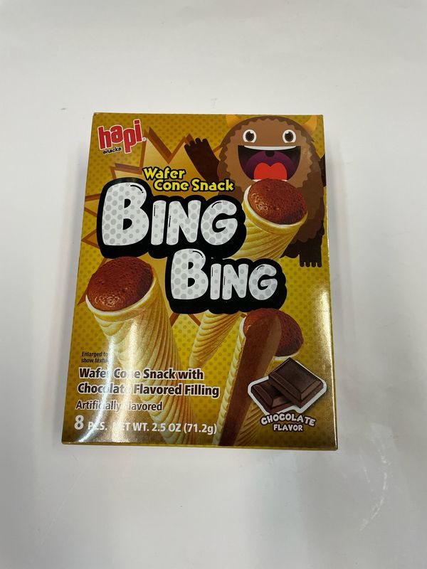 Hapi Bing Bing Cone Snack Choco