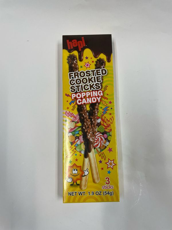 Hapi Frosted Cookie Sticks Popping Candy 