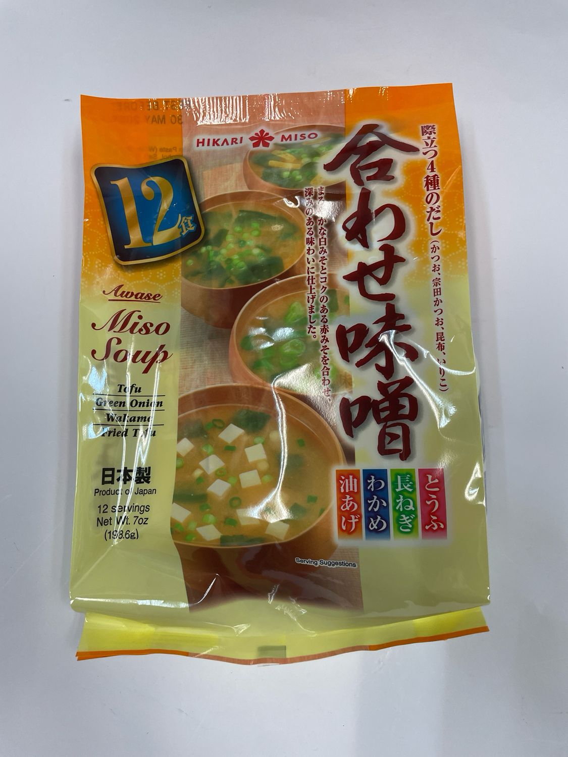 Hikari Awase Instant Miso Soup Assorted (12 servings)