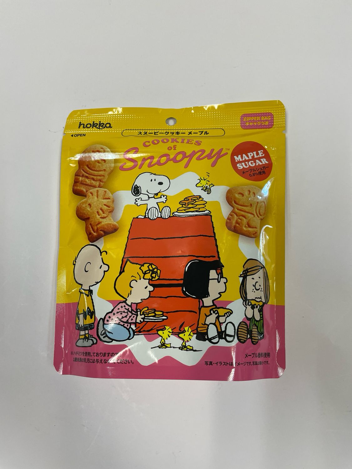 Hokka Snoopy Cookie Maple Sugar Bag