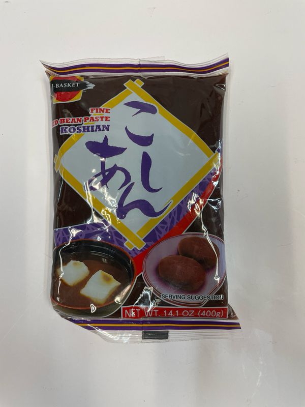 J-Basket Koshi An Sweet Red Bean Fine Paste 400g
