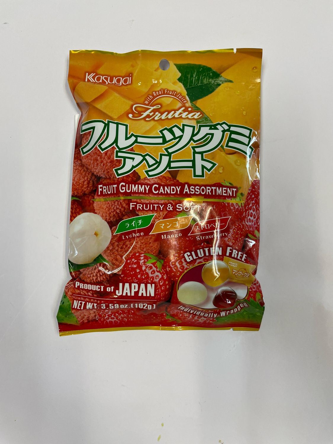 Kasugai Fruit Gummy Candy Assortment
