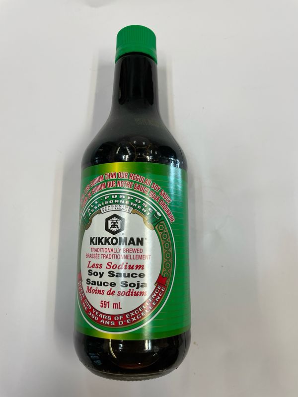 Kikkoman Less Sodium Soy Sauce 591ml