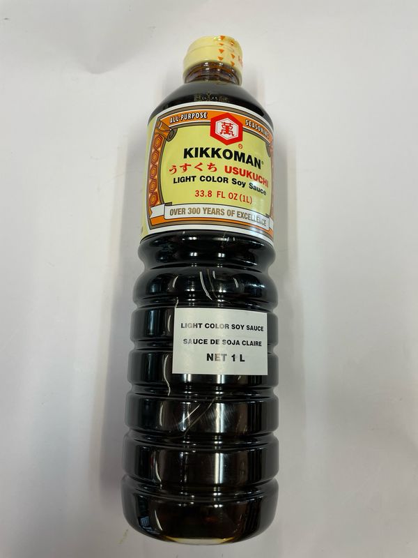 Kikkoman Usukuchi Light Colour Soy Sauce 1L
