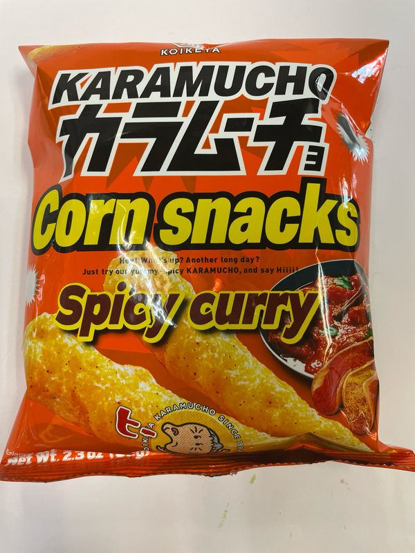 Koikeya Karamucho Corn Spicy Curry 65g